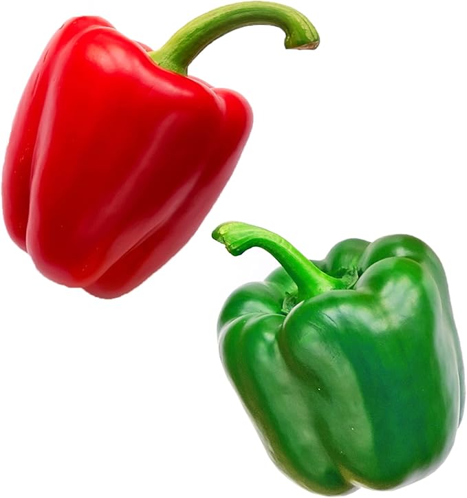 2025 Early Bird-40ct Sweet Pepper Seeds for Planting,Green & Red Bell Pepper Seeds,Non-GMO Heirloom Seeds Vegetable Seeds for Home Vegetable Garden&Hydronic Pods-Veggie Seeds:California Wonder