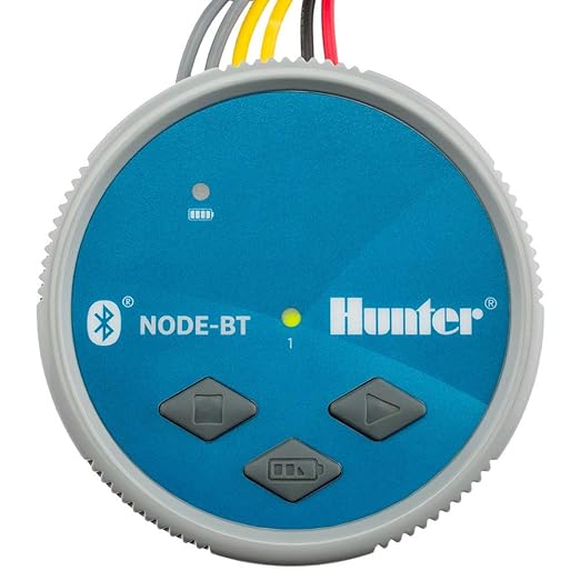 Hunter Company Node-BT Battery Operated 1-Station Bluetooth Irrigation Controller (DC Solenoid Not Included)
