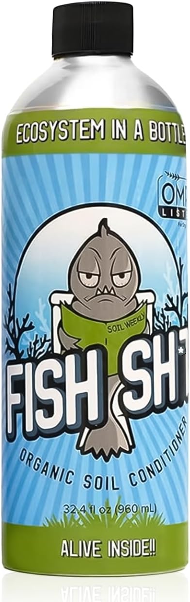 Fish Head Farms Organic Soil Conditioner for Yield and Flavor Enhancement. Improves Fertilizer Efficiency. Useful in Both Garden Soil and Hydroponics Applications - 1 Liter