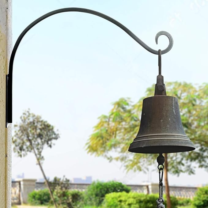 Heavy Duty Plant Hanger Bracket - Outdoor Hand-Forged Hanging Plant Bracket Durable and Stable Bird Feeder Hanger