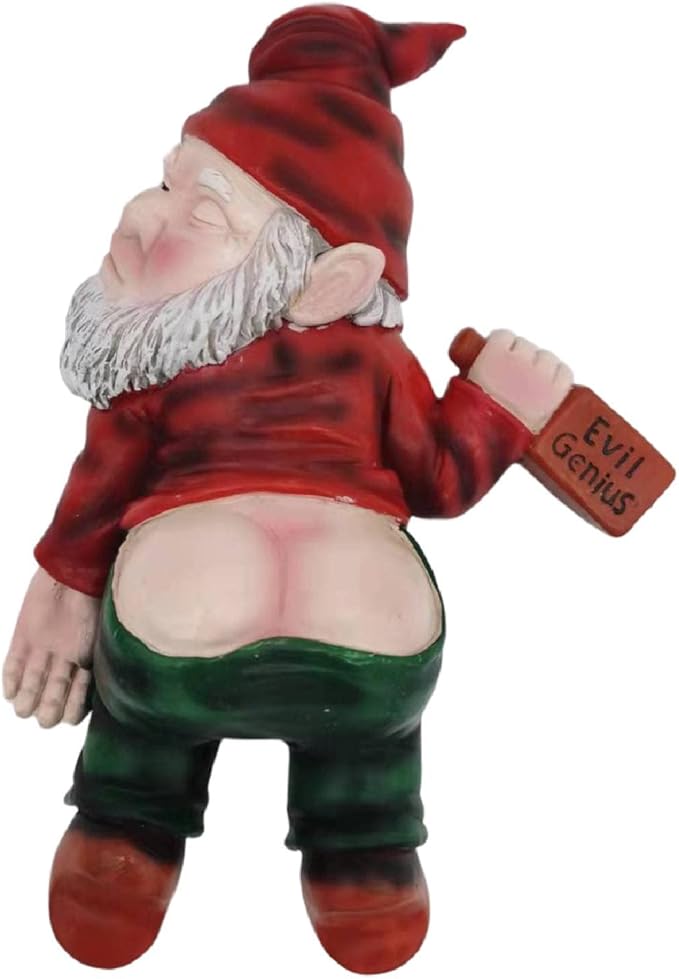 MINICAR Drunken Gnomes Lying On The Ground, Funny Dwarf Sculptures Yard Lawn Decorations, Gag Gifts Home Office Garden Decor