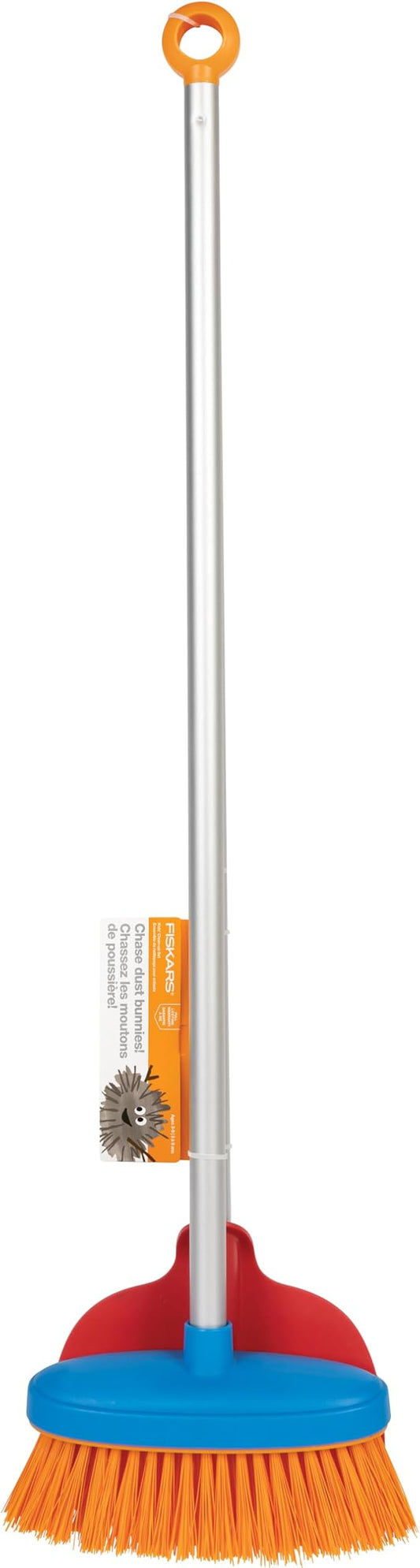 Fiskars® Kids’ Clean-up Rake and Broom Set - Kids Gardening Set - 2 Piece