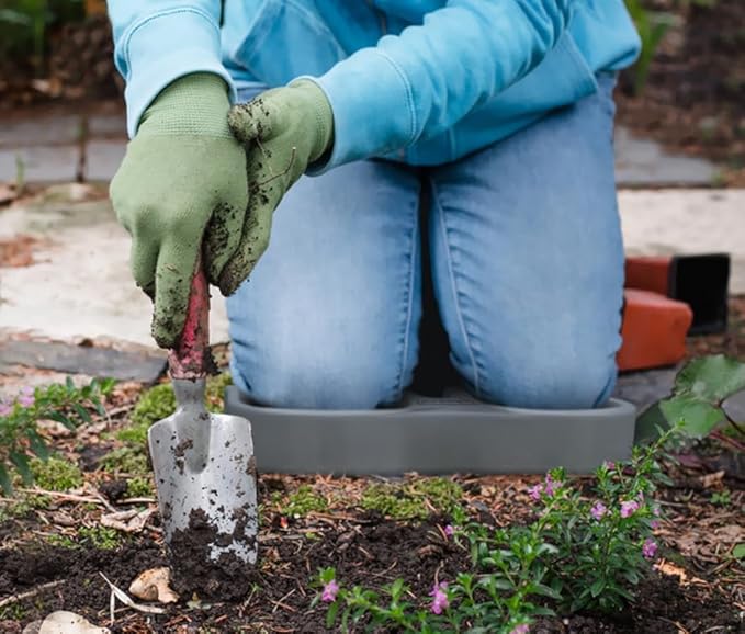 Extra Thick Garden Kneeler Pad for Gardening Baby Bath Kneeling Cushion Heavy Duty Multifunctional Knee Safety Memory Foam Mat for Mechanic Work and Any Household DIY Chores - Lt. Grey