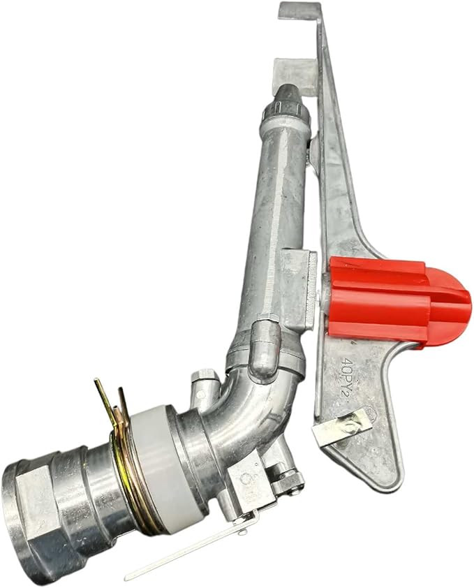 2‘’ Agriculture Farm Irrigation Sprinkler Lawn Sprinkler Irrigation Spray Gun Large-Area Watering Spray 360° Rotary Farm Lawn Garden Irrigation (2.0inch)