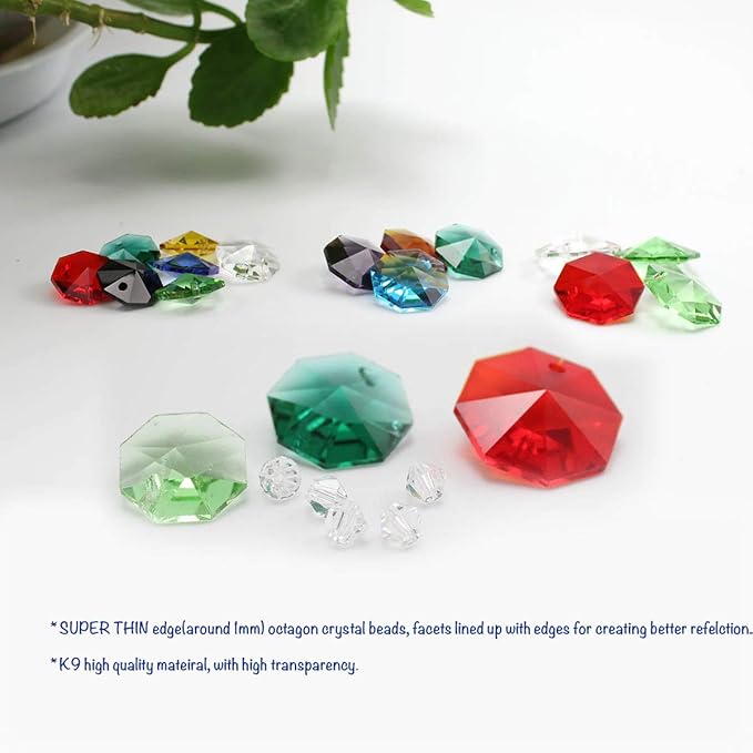 Crystal Garden Suncatcher Hanging Crystals Ornament for Window Rainbow Maker Prisms Home Decor Gift Boxed Sun Catcher Gift Idea for Mom Friends Grandma,Tree of Life