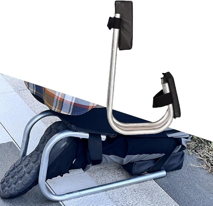 New Knee Seat for Gardening, Protecting Knees, Labor-Saving Tools for Farm Work, Strap on Kneeling Device for Garden (Silver)