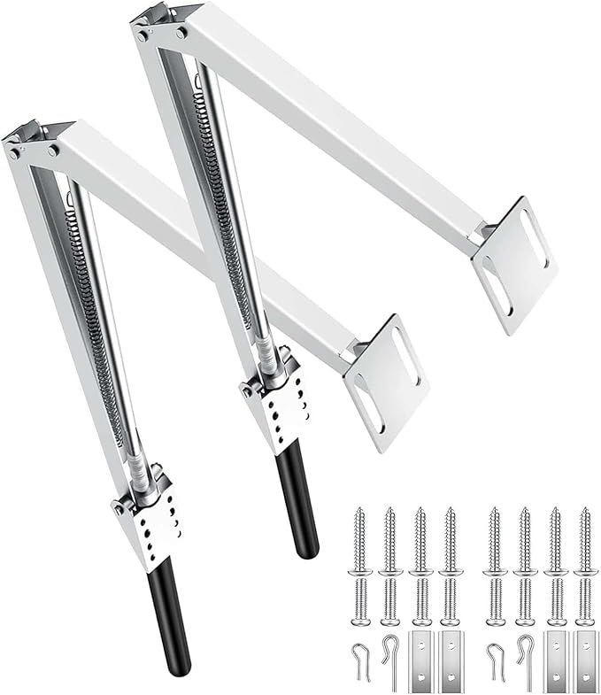 2PCS Auto Roof Vent Opener Automatic Greenhouse Window Opener for Ventilation Solar Heat Sensitive Auto Vent Kit Agriculture Gardening Tools Automatic Greenhouses Supplies (Single Spring Lifts 15 Lbs)