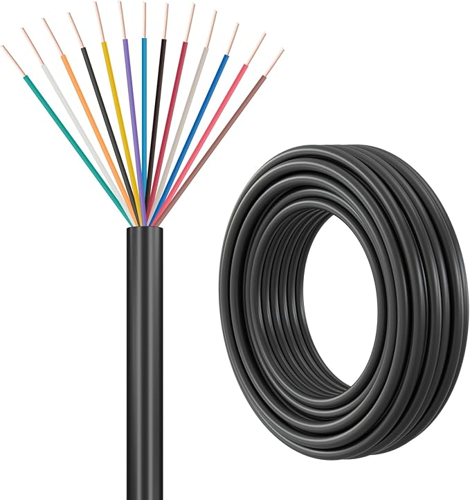 FIRMERST 18/13 Solid Sprinkler Wire for up to 12 Valves System 30 Feet