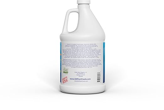 Organic Hydrolyzed Liquid Fish Fertilizer by GS Plant Foods (1 Gallon)