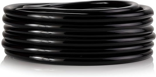 Alpine Corporation 100 Ft. PVC Tubing with 3/8" Inside Diameter for Ponds and Fountains, Black