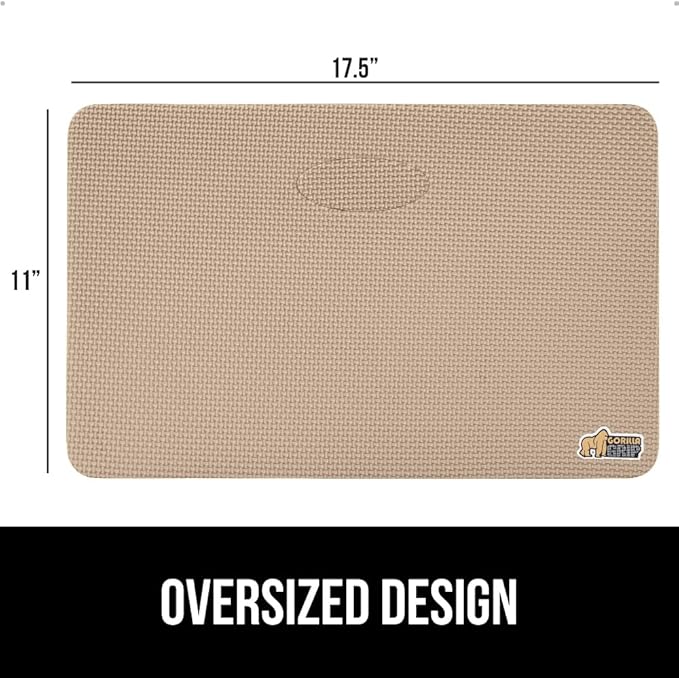 Gorilla Grip Extra Thick Kneeling Pad, Supportive Soft Foam Cushioning for Knee, Water Resistant Construction for Gardening, Bathing Baby, Workout Supplies, Lightweight, Garden Work Gifts