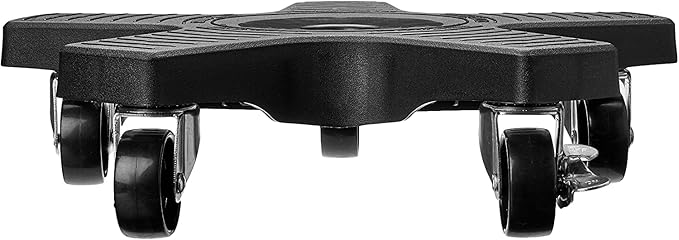 Bosmere S14410 Down Under Plant Caddie, Heavy Duty Plant Stand with Wheels, 500lb Capacity, 14-Inch,Black