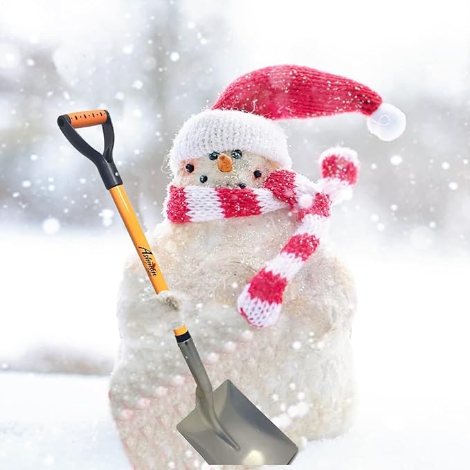 Ashman Snow Shovel with Large Scoop and Heavy Duty Handle (6 Pack)