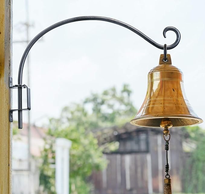 Swivel Bird Feeder Hanger Hook: Swivel Hanging Plant Bracket Outdoor - Wall Mount Swivel Hanging Hook for Bird Feeder 16-Inch