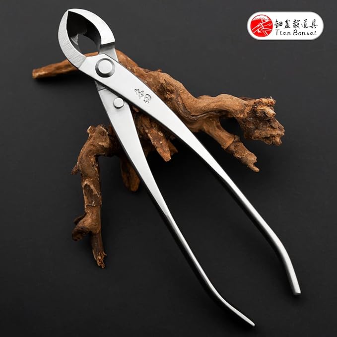 205MM Bonsai Round Edge Cutter Professional Grade Branch Cutter Alloy Steel Bonsai Tools Equip With Tool Bag (MTS-12)
