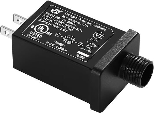 Replacement Yard Inflatable Adapter Power Supply Adaptor - 12V 1.5A 1Pcs - Inflatable Plug Replacement Class 2 Power Supply - for Halloween Yard Blow Up Decorations