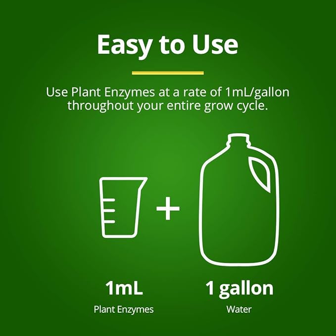 Best Plant and Root Enzymes - Humboldts Secret Plant Enzymes - 7,000 Active Units of Enzyme per Milliliter. (2.5 Gallon)