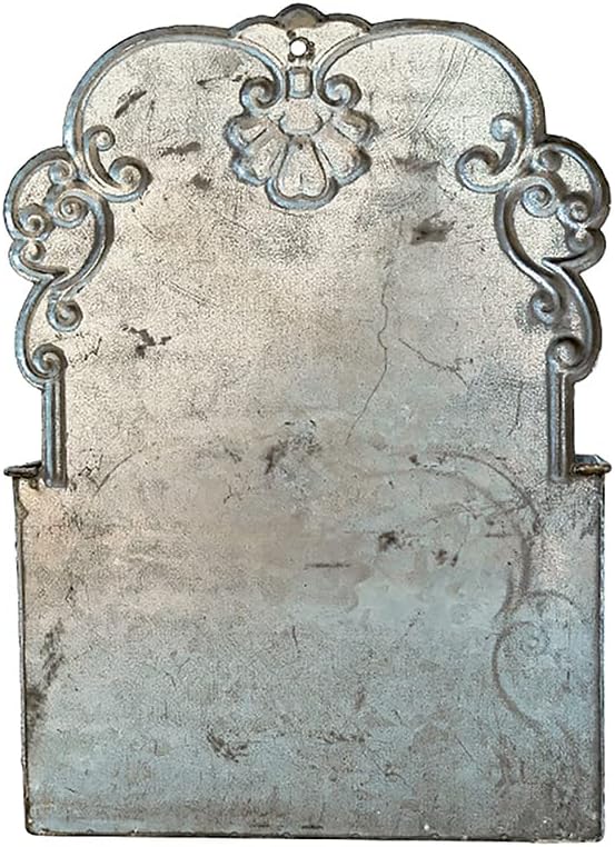 All Chic Metal Wall Planter Wall Mount Planter Wall Metal Hanging Planter Wall Vases for Flowers Planters for Outdoor Plants for Farmhouse Wall Decor (Rustic)