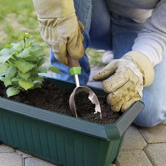 AMES 24452009 2-pc. Ergo Gel Grip Garden Tool Set with Hand Trowel & Soil Scoop