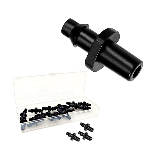 Drip Irrigation Parts, 1/4 Drip Irrigation Fittings Drip Irrigation Kit - Drip Line Connectors 1/4 Barbed Connector Drip Irrigation Connectors 1/4 Irrigation Tubing 30 Pcs
