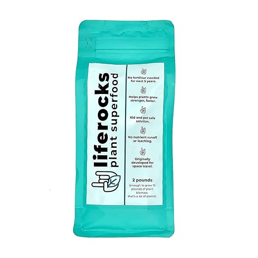 Liferocks Plant food for house and outdoor plants - used potting mix or a standalone soil – works as effective plans fertilizer herb garden