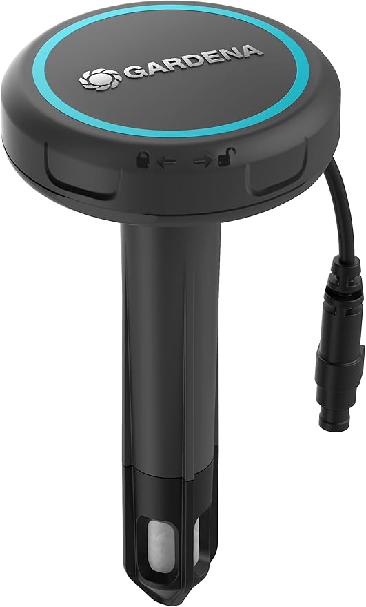 Gardena Soil Moisture Sensor: Automatic Irrigation, can be Used Directly on The Lawn, 5 m Long Connection Cable, can be Extended with Extension Cable (01867-20)