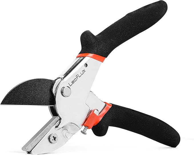 8" Professional Heavy Duty Anvil Pruning Shears with Anti-Rust SK-5 Blades, Garden Shears for Dry Stems and Small Branches, Gardening Scissors, Clippers for Wood, Non-Slip Handle. | LFXP1108S