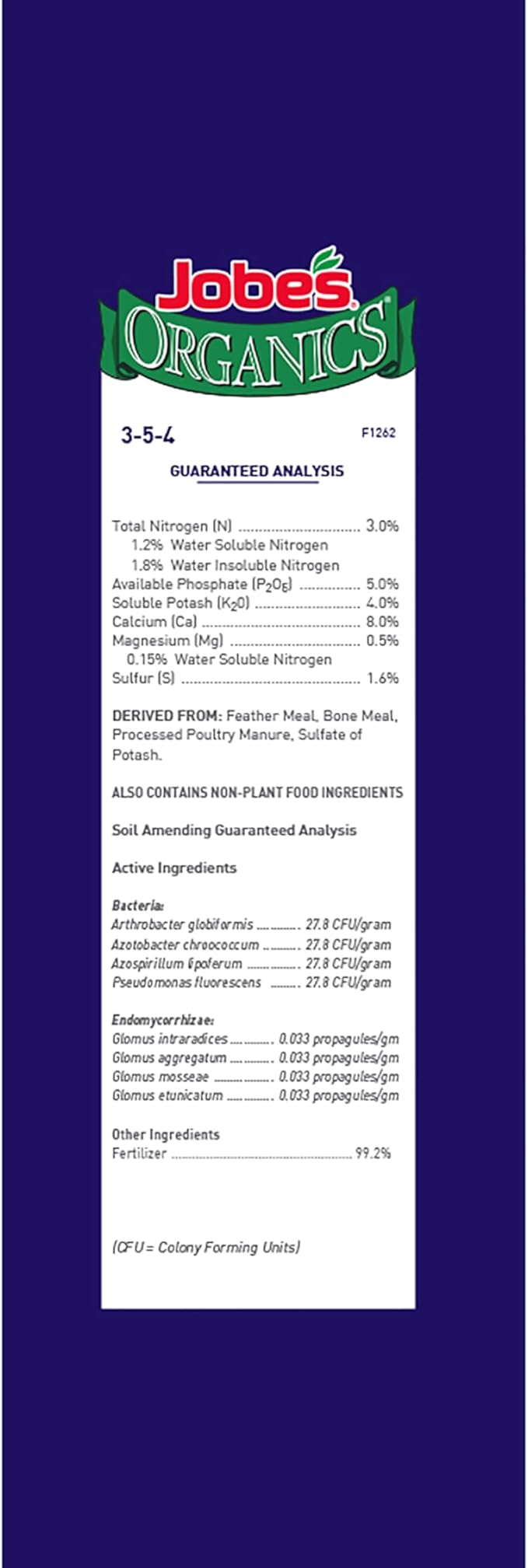 Jobe’s Organics Granular Fertilizer, Organic Fertilizer for Geraniums, Hibiscus, Daisies, and Other Perennial and Annual Plants, 4 lbs Bag