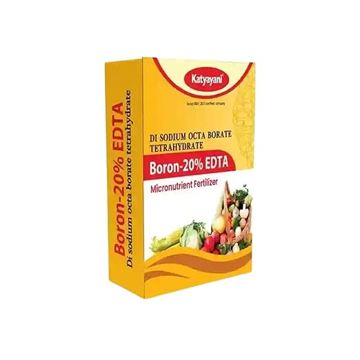 Katyayani Boron 20% (EDTA) Micronutrient Fertilizer to Correct Boron Deficiency in Soils and Crops (400gm x 1) (0.8lb)