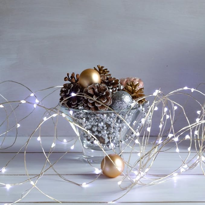 Fairy Lights Plug in,100FT 300 LEDs Waterproof Led String Lights,Twinkle Light with 8 Modes Remote for Outdoor Indoor Christmas Wedding Birthday Garden Party Decorations,Cool White