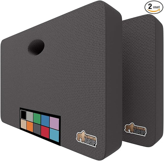 Gorilla Grip Extra Thick Kneeling Pad, Supportive Soft Foam Cushioning for Knee, Water Resistant Construction for Gardening, Bathing Baby, Workout Supplies, Lightweight, Garden Work Gifts