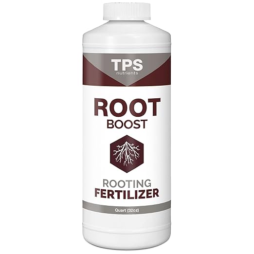 TPS NUTRIENTS Root Boost Advanced Rooting Formula for Living Soil and White Roots, Plus Microbes 1 Quart (32 oz)