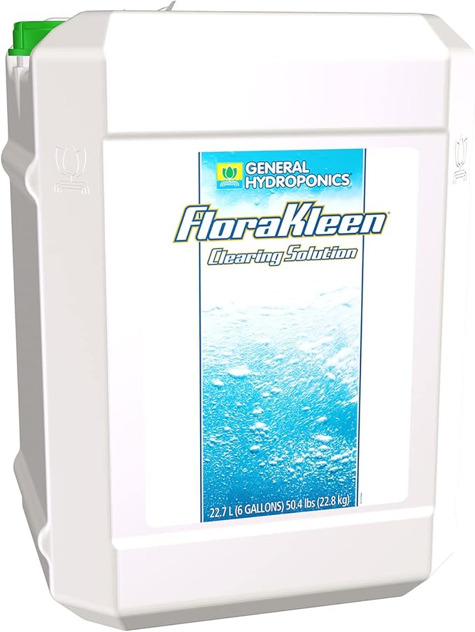 General Hydroponics FloraKleen - Clearing Solution for Hydroponics and Potted Plants, 6 Gal.