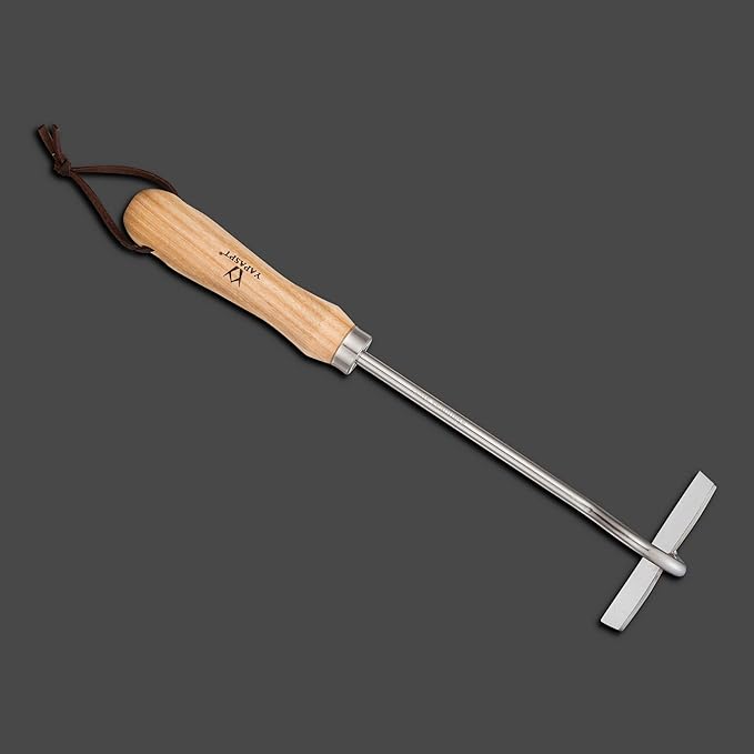 Gardening Tool Sets – Garden Hand Tools Kits with Wood Handle and Stainless Steel Head，Trowel, Hoe, Shear