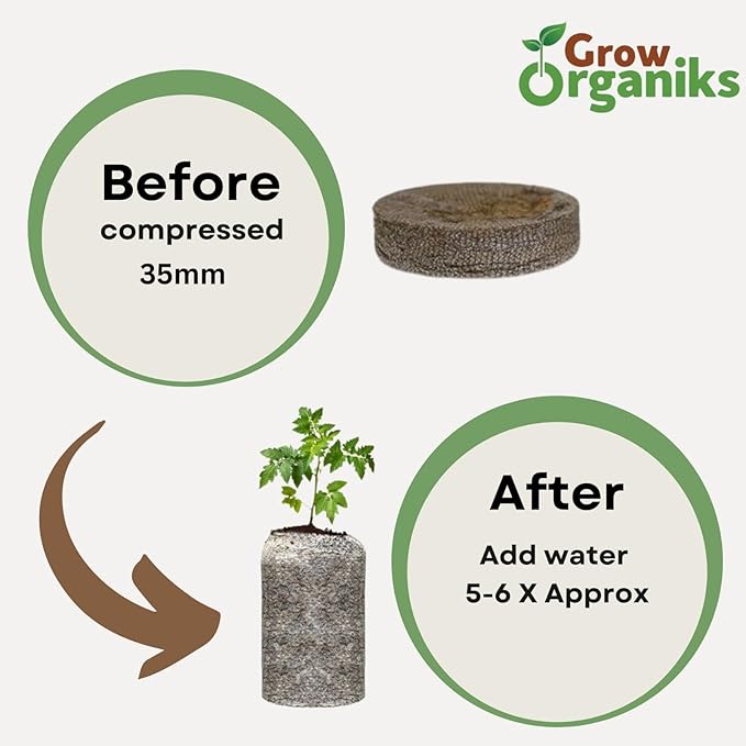 200 Pcs (3.5mm) Peat Pellets for Seedlings, Compressed Seed Starting Plugs Pallet Potting Soil Block, Seed Starter Pellets Soil Pods for Planting Flowers, Herbs, and Vegetables