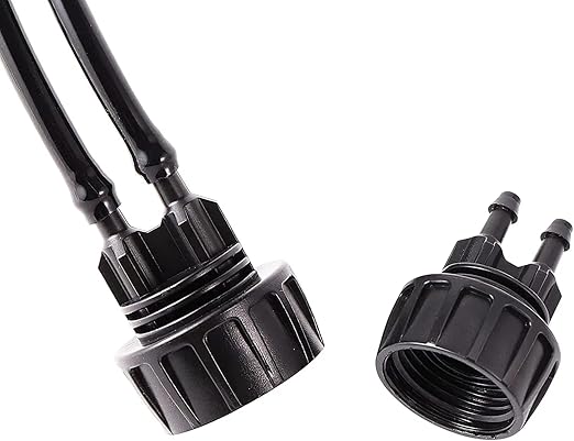 272 Pcs 1/4" Barbed Fittings Kit, 3/4'' to 1/4'' Hose Adapter,Straight Barbs,Tees,Elbows,End Plug,4-Way Coupling for Repair Drip Irrigation Fittings Misting Cooling System (272)