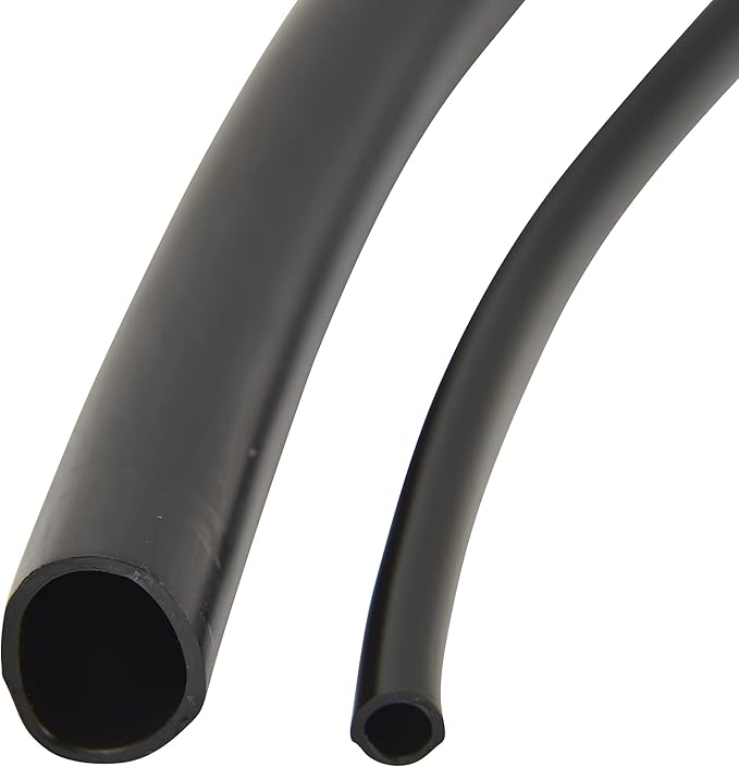 Raindrip 016025P 1/4-Inch Drip Irrigation Supply Tubing, 25-Foot, for Irrigation Drippers, Drip Emitters, and Drip Systems, Black Polyethylene