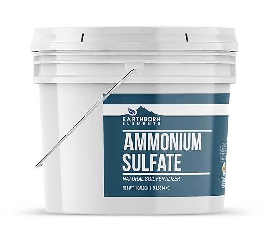 Earthborn Elements Ammonium Sulfate (1 Gallon), Soil Additive, Source of Nitrogen