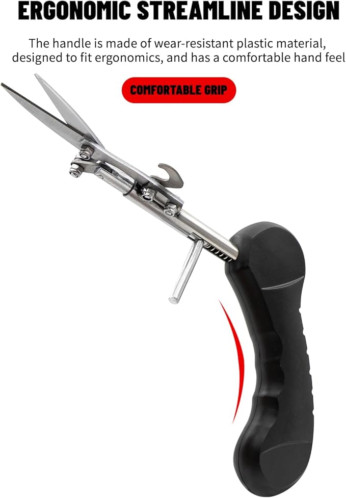 Pointed Stainless Steel Gardening Shears, Hand Pruners, Garden Clippers Handheld, Floristry Scissors, Picking Pepper Wolfberry Fruit (Black)