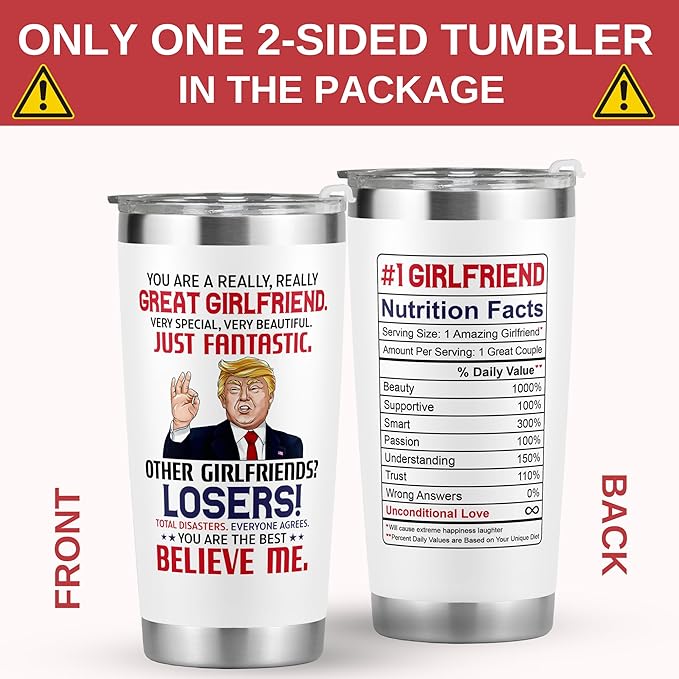 Gifts for Girlfriend - Girlfriend Gifts for Women - Anniversary, Valentines Day Gifts for Her, Valentine Day Gifts for Girlfriend, Girlfriend Birthday Gifts - I Love You Couple Gifts - 20 Oz Tumbler