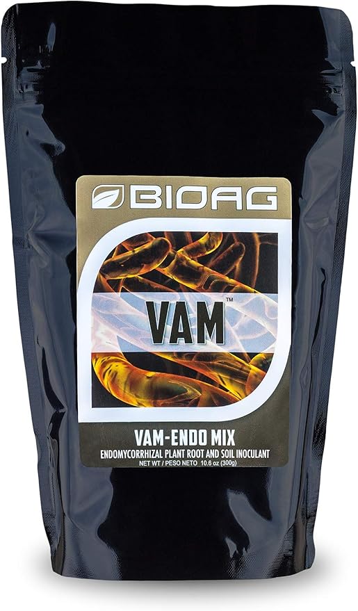 VAM Endo-Mix 7-Blend Mycorrhizal Root & Soil Inoculantfor Transplanting, Root Growth, Seed Germinating, All Plants, Lawn (300 Grams) (BA78003)