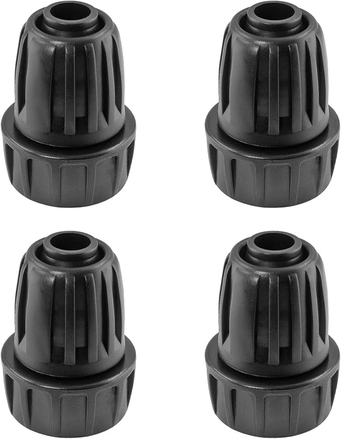 4Pcs 1/2 Inch Drip Irrigation Hose Connectors 3/4 Inch Garden Faucet Hose Adapter Drip Irrigation Tubing Connector for Garden Irrigation Misting System