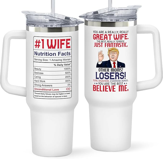 Gifts for Wife - Wife Gifts, Gifts for Her - Wedding Anniversary for Wife, Wife Birthday Gift Ideas, Christmas Gifts for Wife, Christmas Gifts for Her - I Love You Gifts for Her - 40 Oz Tumbler