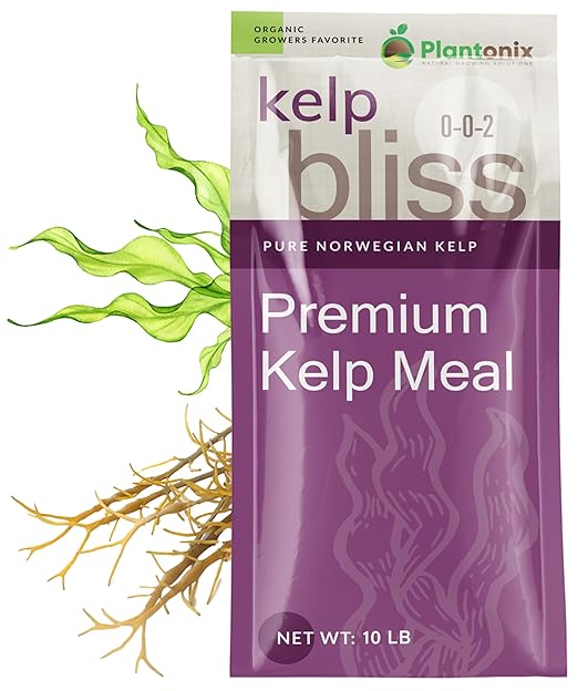 Kelp Bliss Fertilizer (40lbs) - Kelp Meal Organic Fertilizer - Kelp Fertilizer for Plants - Plant Fertilizer & Garden Fertilizer - Organic Kelp Meal for Potting Soil, Garden Soil, Vegetables, & Lawns