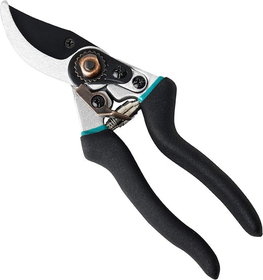 Flora Guard Pruning Shears 8.6" Bypass Garden Shears, Professional Ultra Sharp Sk5 Steel Garden Clippers, Heavy Duty Durable Ergonomic handle Plant Cutting Scissors Tools, Yard Hedge Branch Trimmer