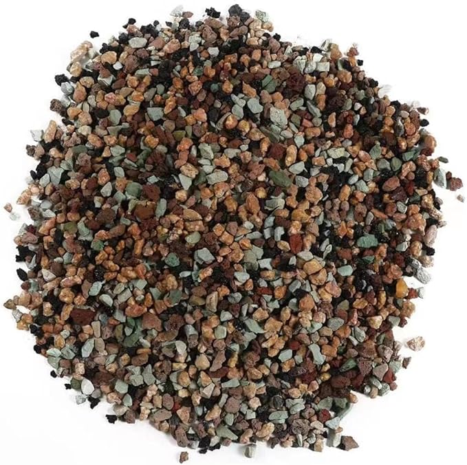 5LB Mix Lava Rocks for Plant Gravel Pebbles for Bonsai Succulent Potting Soil, Top Dressing and Terrarium Plants