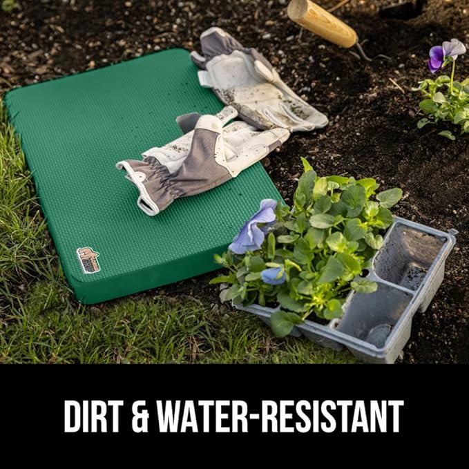 Gorilla Grip Extra Thick Kneeling Pad, Supportive Soft Foam Cushioning for Knee, Water Resistant Construction for Gardening, Bathing Baby, Workout Supplies, Lightweight, Garden Work Gifts