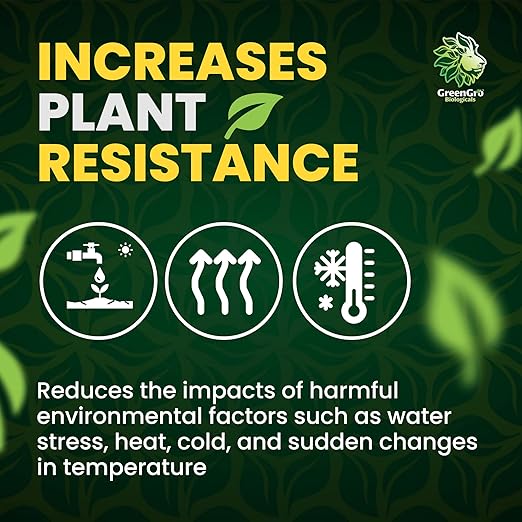 GreenGro Green Aminos, Rooting Stimulator Blend with Amino Acids and Nutrients for Potting Mix, Soils, Cuttings, and Hydroponic Gardens, Organic Plant Food for Indoor and Outdoor Plants