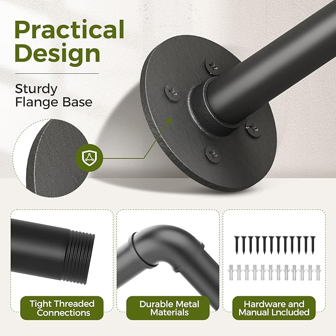 Bamworld Hanging Planters for Indoor Plants Plant Hanger Indoor Hanging Plant Holder Window Plant Shelves Metal Rod(Pot&Plant Not Included) 70in