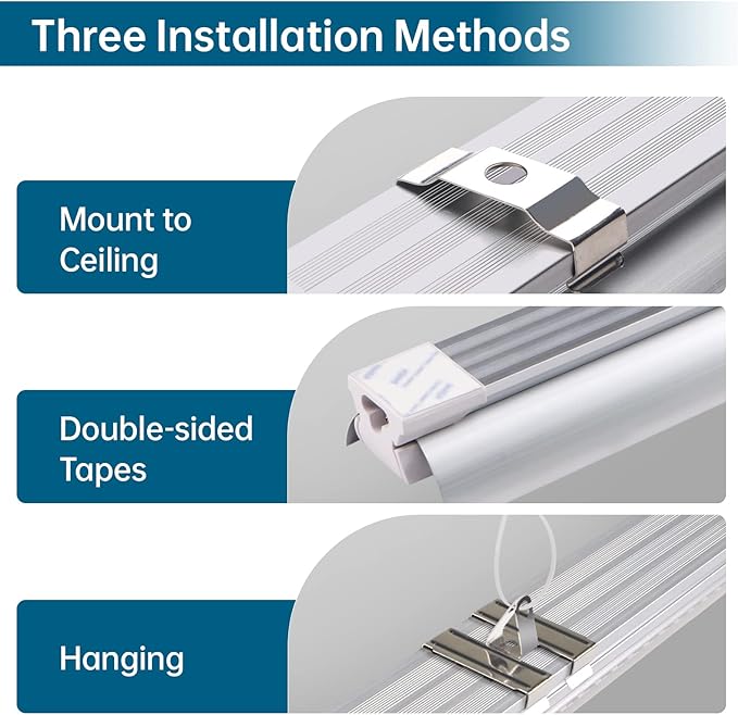 Barrina LED Grow Lights for Indoor Plants, T8 2FT 96W(4 x 24W, 600W Equivalent), Full Spectrum, V-Shape with Reflector Combo, Grow Light Fixture, 4-Pack